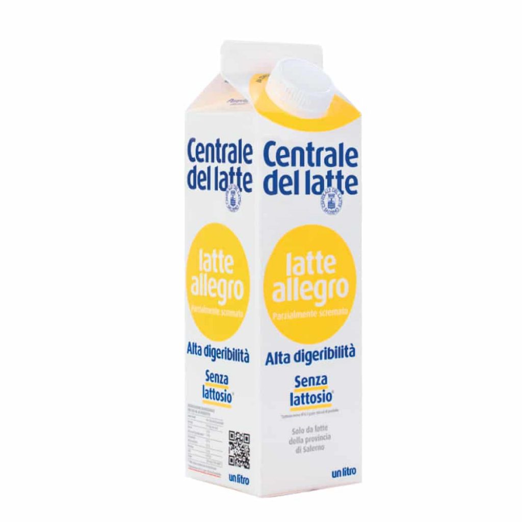 Latte Allegro – Parzialmente scremato – Alta Digeribilità – Senza lattosio 1 L