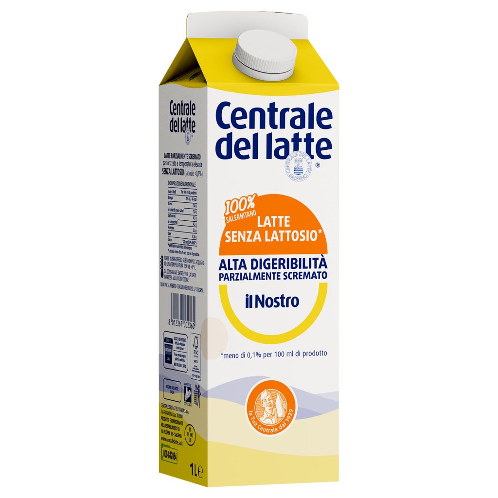 Latte Allegro – Parzialmente scremato – Alta Digeribilità – Senza lattosio 1 L