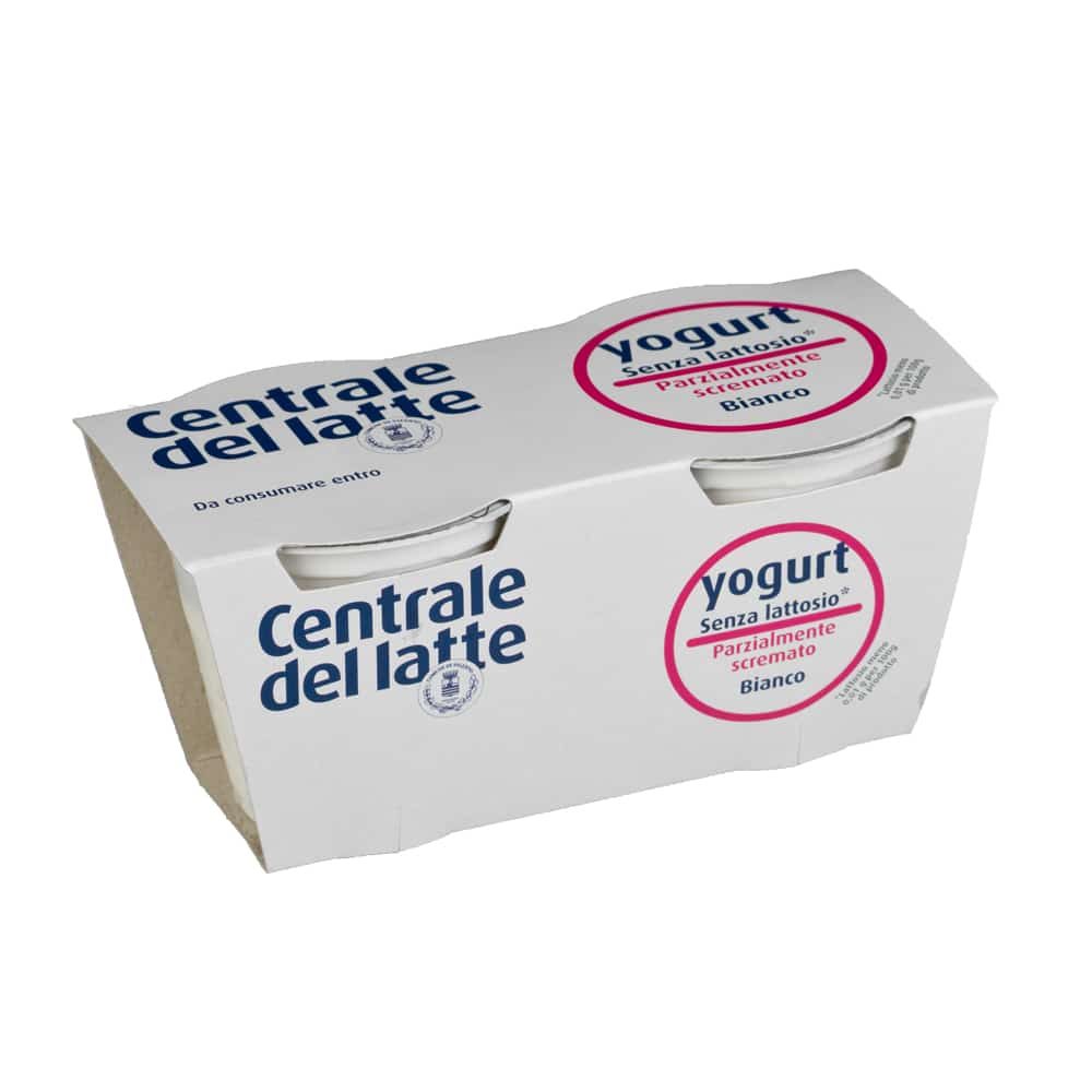 Marche Di Alimenti Senza Proteine Del Latte Yogurt senza lattosio bianco - Centrale del Latte di Salerno
